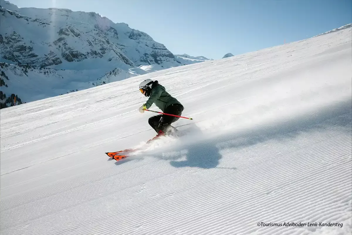 Skiing in Adelboden-Lenk